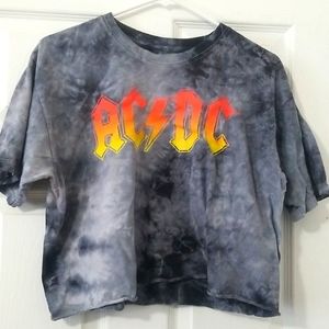 Acdc crop top